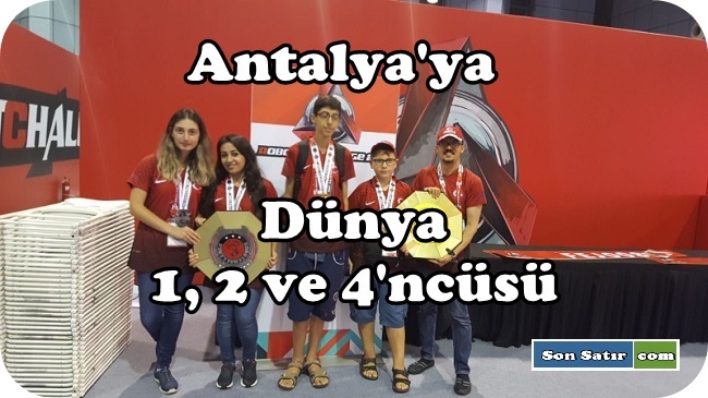 Antalya’nın Dünya Şampiyonu Öğrencileri