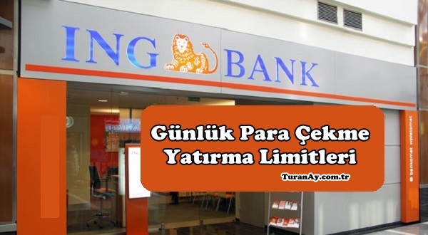 İng Bank ATM Para Çekme ve Yatırma Limitleri